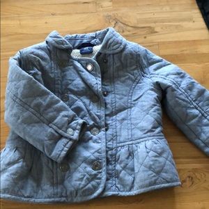 Toddler girls peacoat